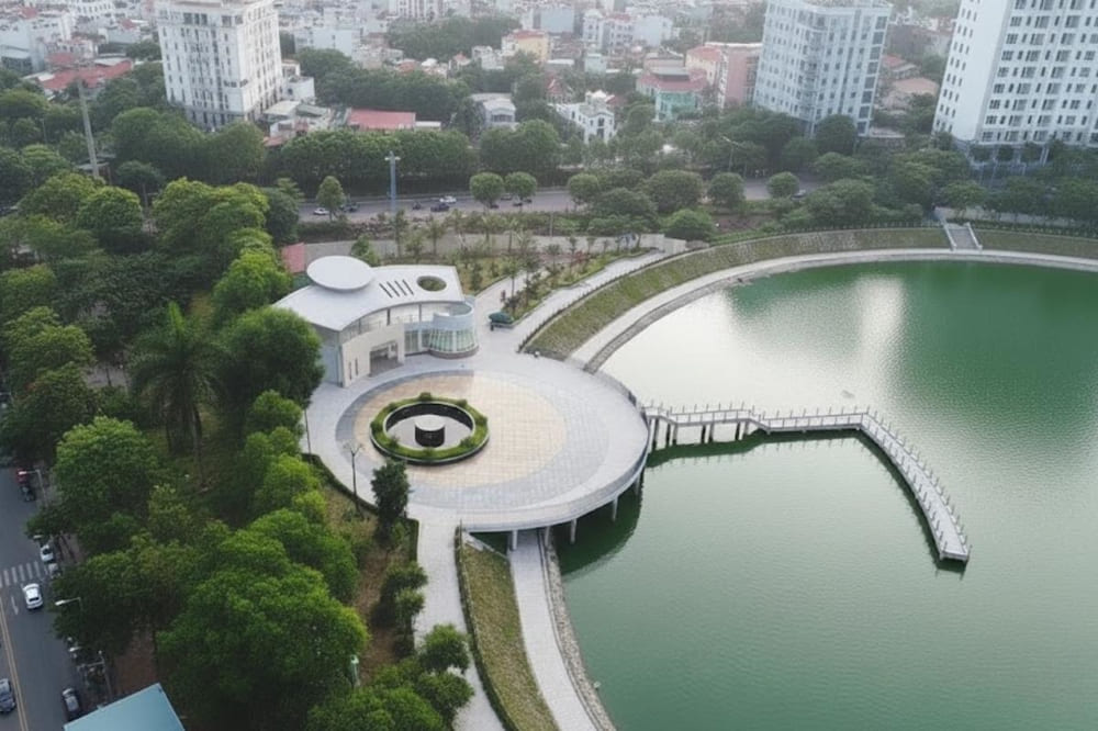 Công viên Thanh Xuân có diện tích rộng lớn